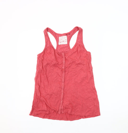 Fat Face Women's Red Racerback Tank Size 8