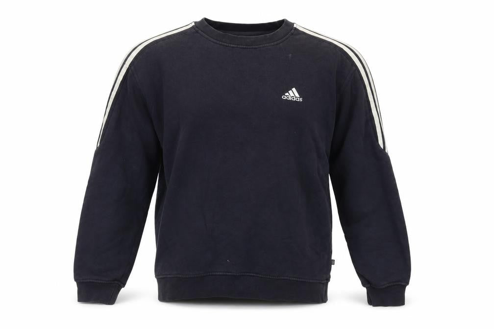 Mens UK S Regular adidas Black Pullover Sweatshirt