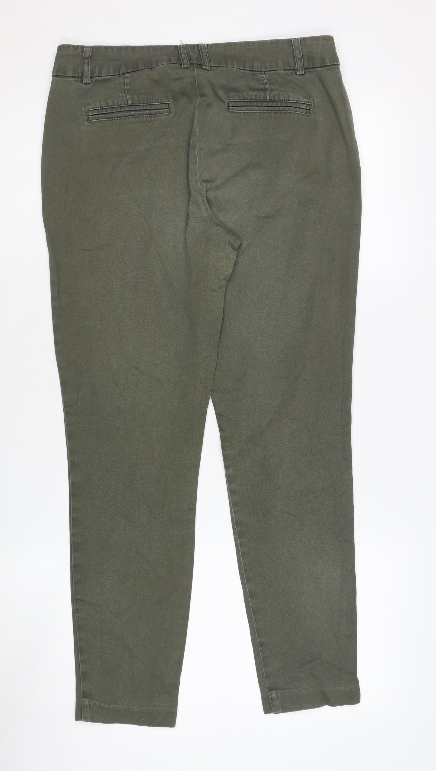 Wallis Women's Green Chino Trousers, Size 10