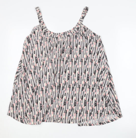 Old Navy Women's Multicoloured Geometric Tank Top M