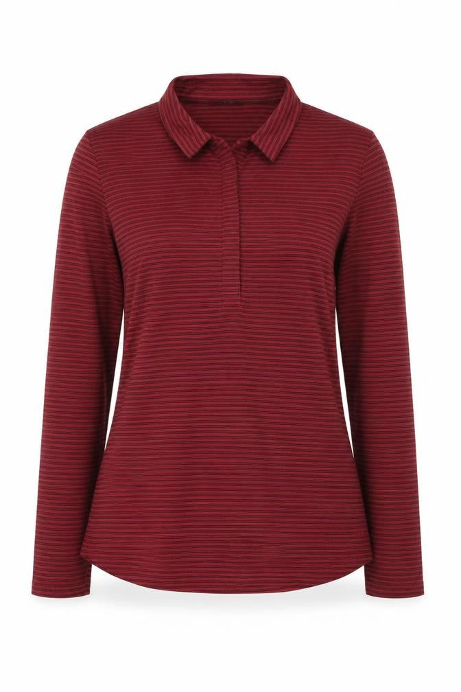 Rohan Women's Red Striped Knit Sweatshirt Size 12