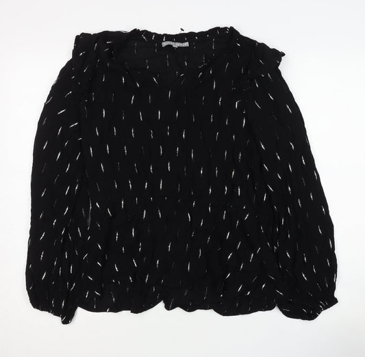 Oliver Bonas Women's Black Long Sleeve Top