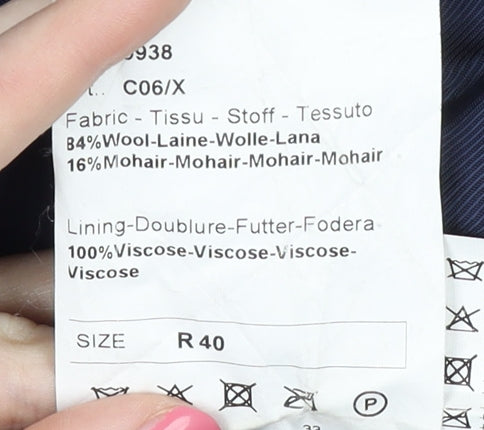 Paul Smith Men's Blue Blazer Size 40