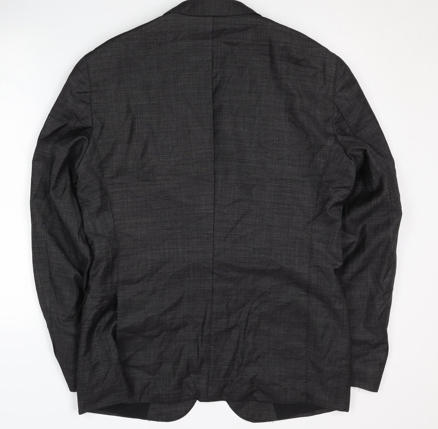 Hugo Boss Men's Grey Blazer - Size 42 Regular Fit