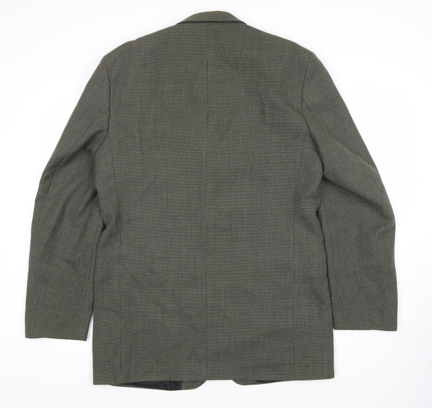 Burton Men's Grey Check Blazer Jacket 40 Long Fit