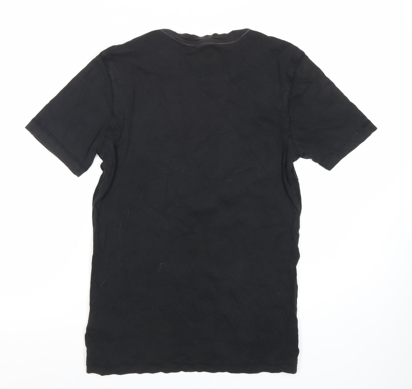 G-Star RAW Men’s Black Graphic Print T-Shirt, Medium
