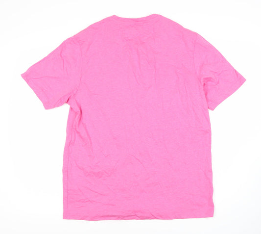 Farah Men's Pink M Crew Neck T-Shirt