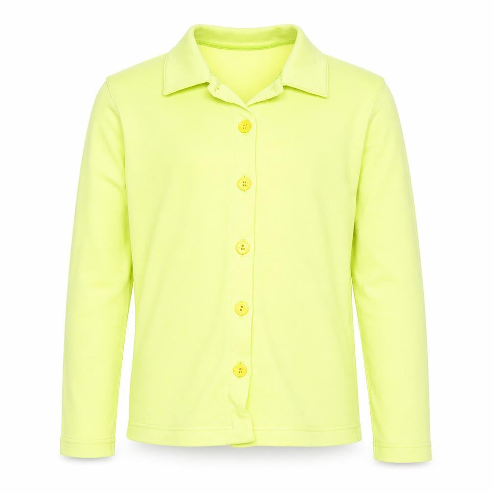 Moresse Boys Yellow Button-Up Shirt, Size 8, Long Sleeve