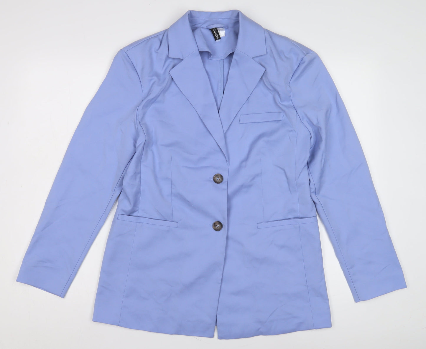 H&M Women’s Blue Blazer, XS, Single-Breasted