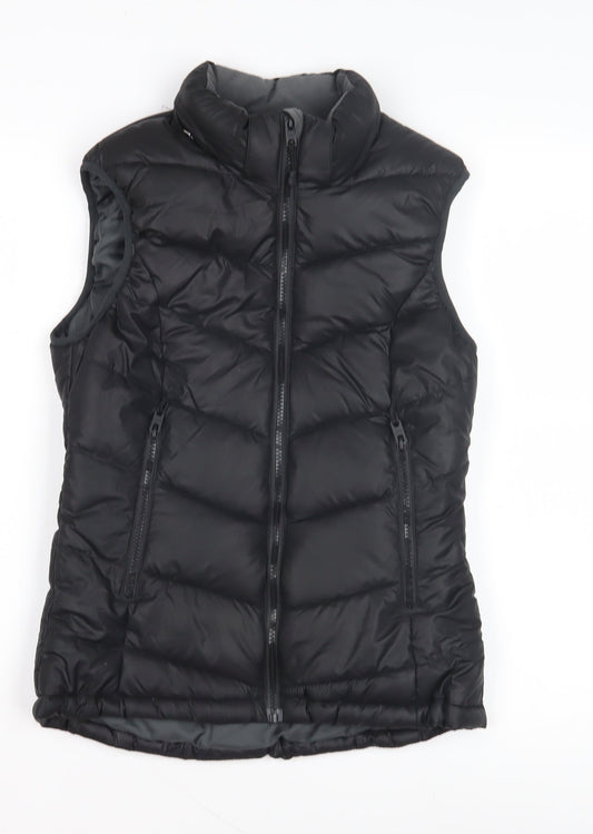 H&M Women's Black Waistcoat, Size 6, Autumn/Winter Ready