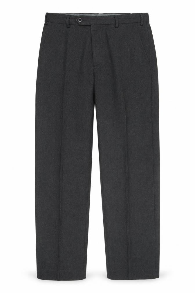 Marks and Spencer Men's Grey Regular Fit Trousers