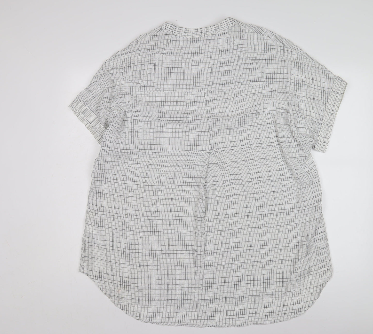 Womens UK Size S Whistles White Cotton Blouse