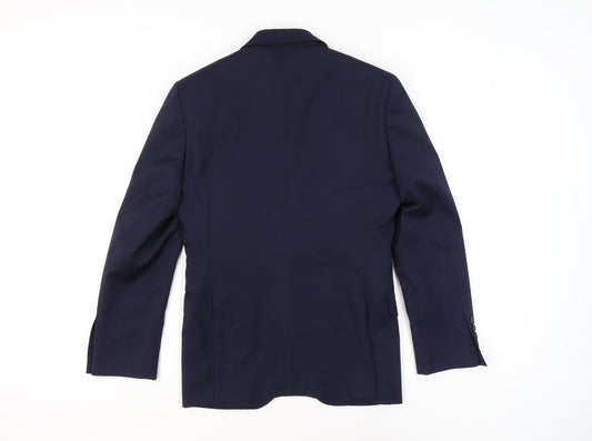 BON Men’s Blue Slim Fit Suit Jacket Size 34