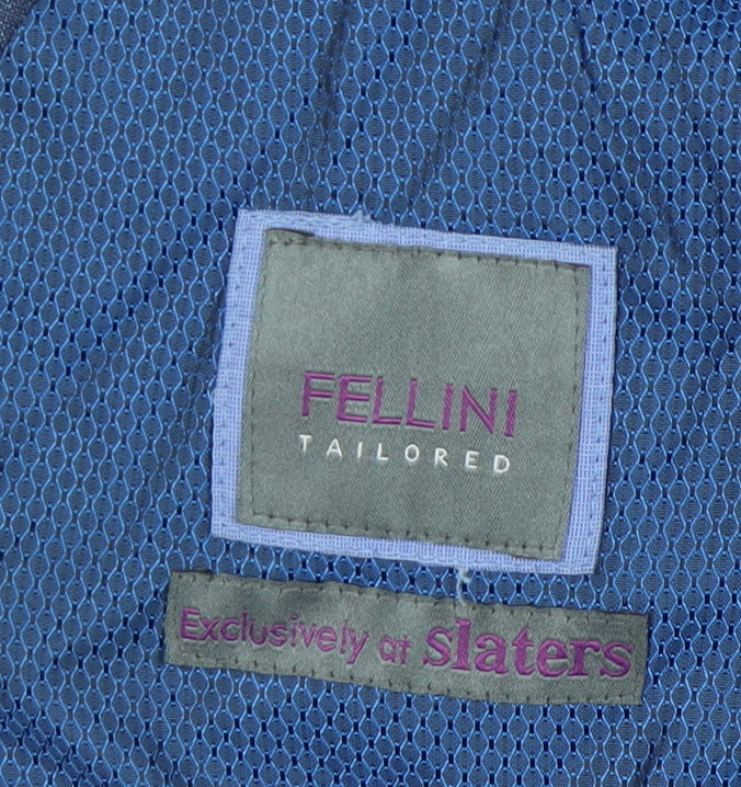 Fellini Tailored Men's Blue Blazer Size 44