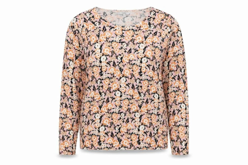 Next Women's Multicoloured Floral Blouse, Size 12, Jersey Style