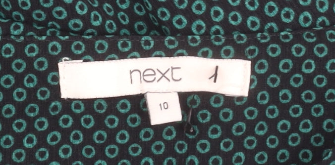 Next Women's Long Sleeve Geometric Blouse Size 10