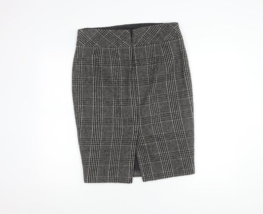 Zara Basic Women's XL Pencil Skirt in Check Pattern
