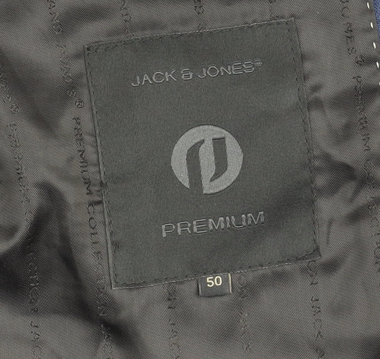 Jack & Jones Men's Blue Blazer Jacket, Size 50, Formal