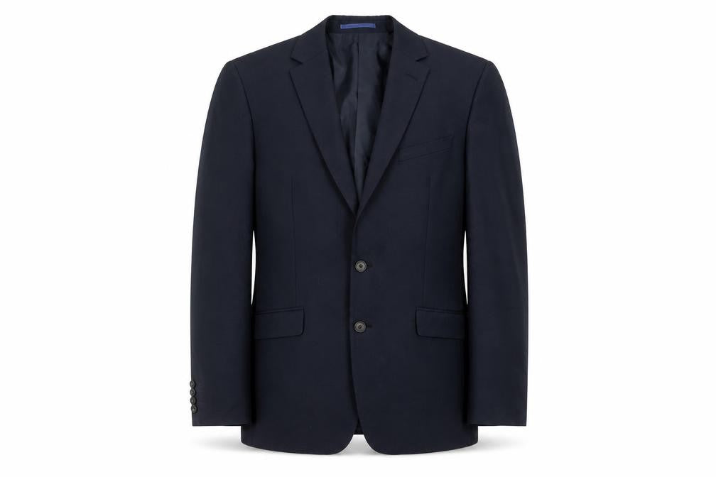 Marks and Spencer Men's Blue Suit Jacket Long