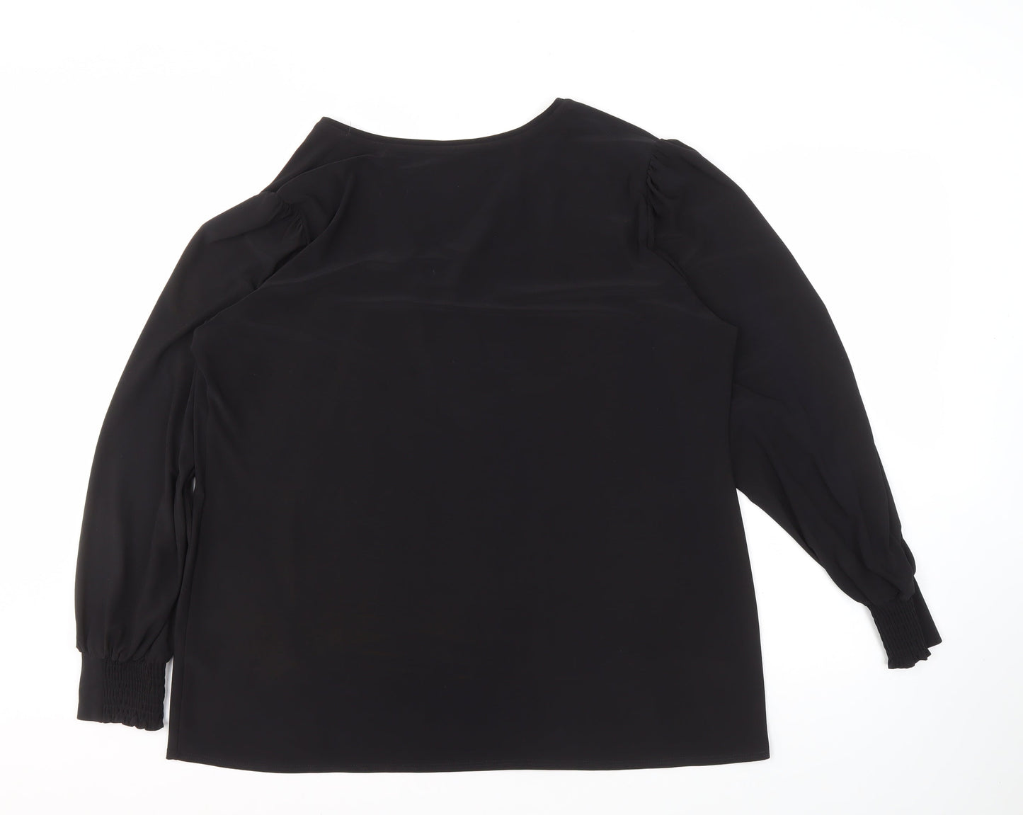 Wallis Women's Black Long Sleeve Top, Size L, Stylish & Comfortable