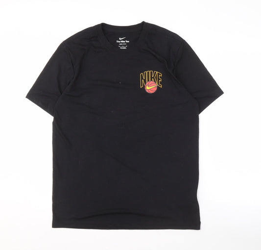 Nike Men's Black Sports Graphic T-Shirt M