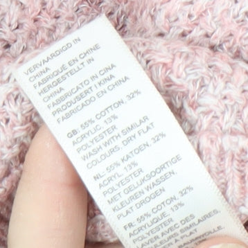 Fat Face Women's Pink Pullover Jumper UK 8