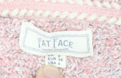 Fat Face Women's Pink Pullover Jumper UK 8