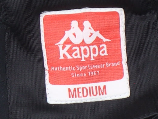 Kappa Men's Black Track Pants M Regular Fit