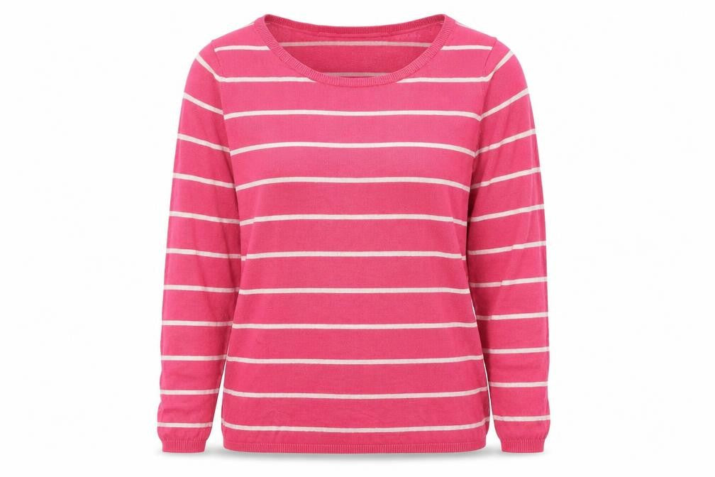 Womens UK L Regular Banana Republic Pink Pullover Tight-Knit