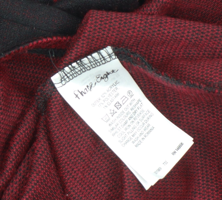 Phase Eight Women’s Black Check Sheath Dress Size 12