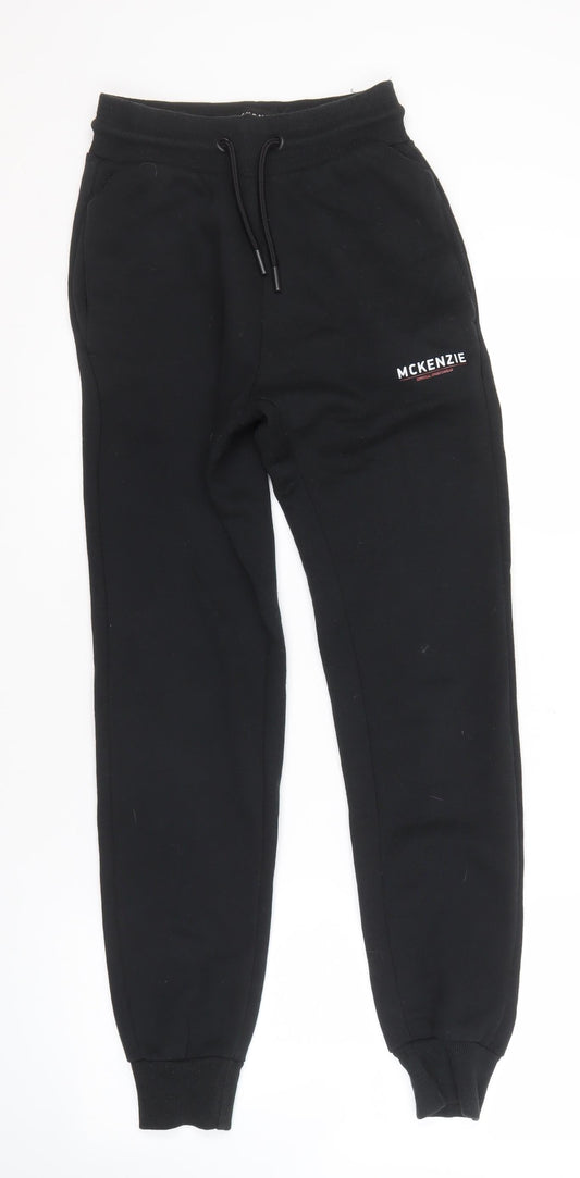 McKenzie Men's Black Jogger Trousers XS