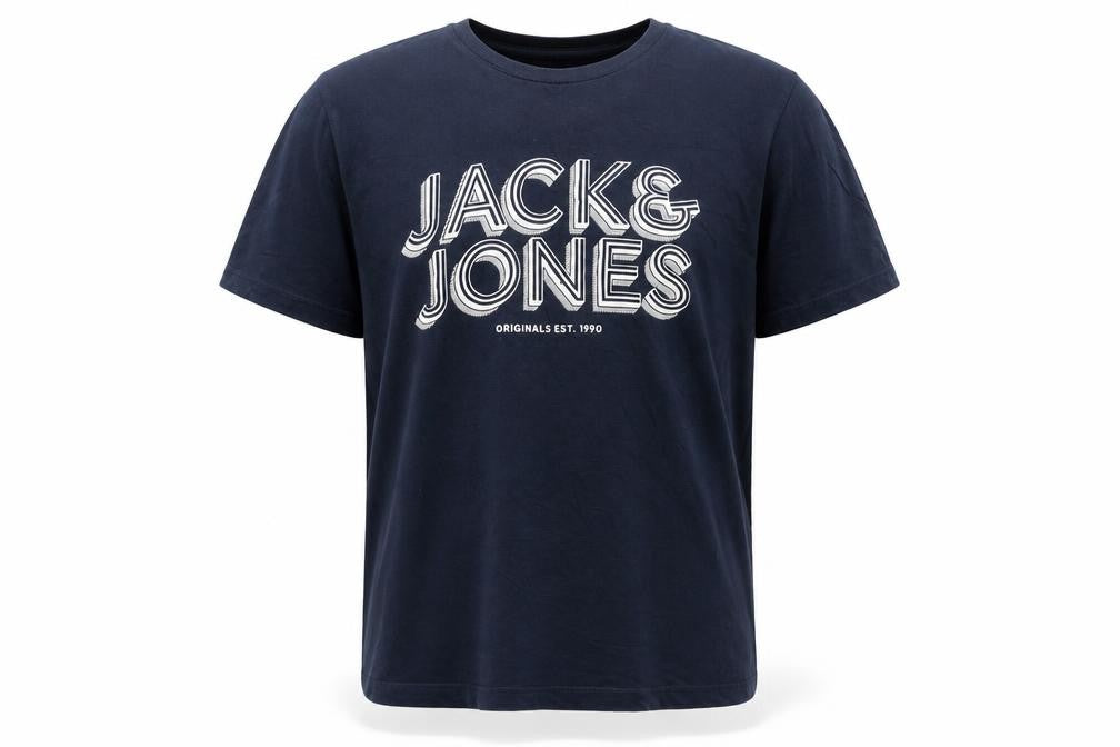 Mens UK Size M JACK & JONES Blue  Cotton T-Shirt
