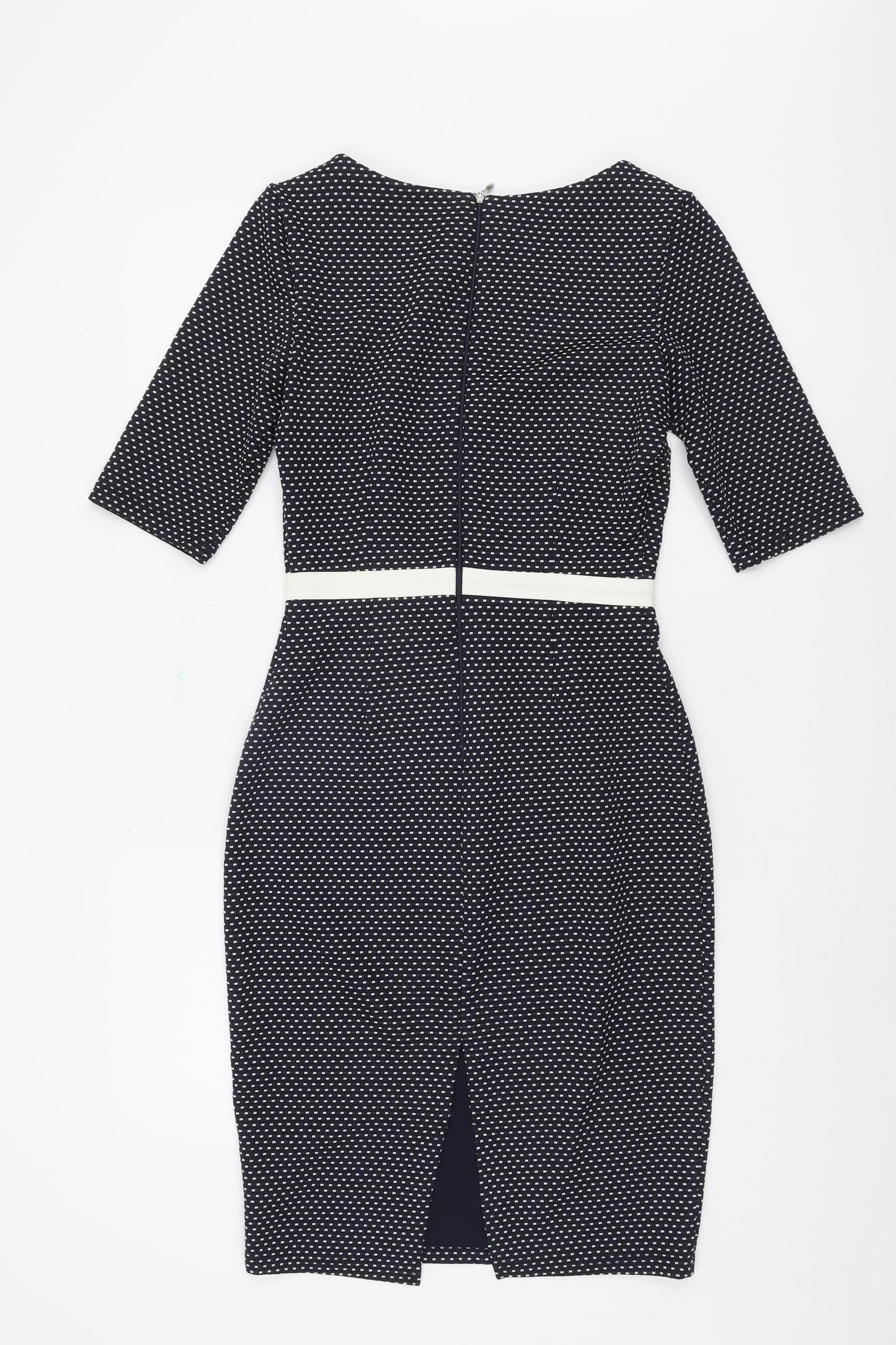Paper Dolls Women's Black Polka Dot Sheath Dress