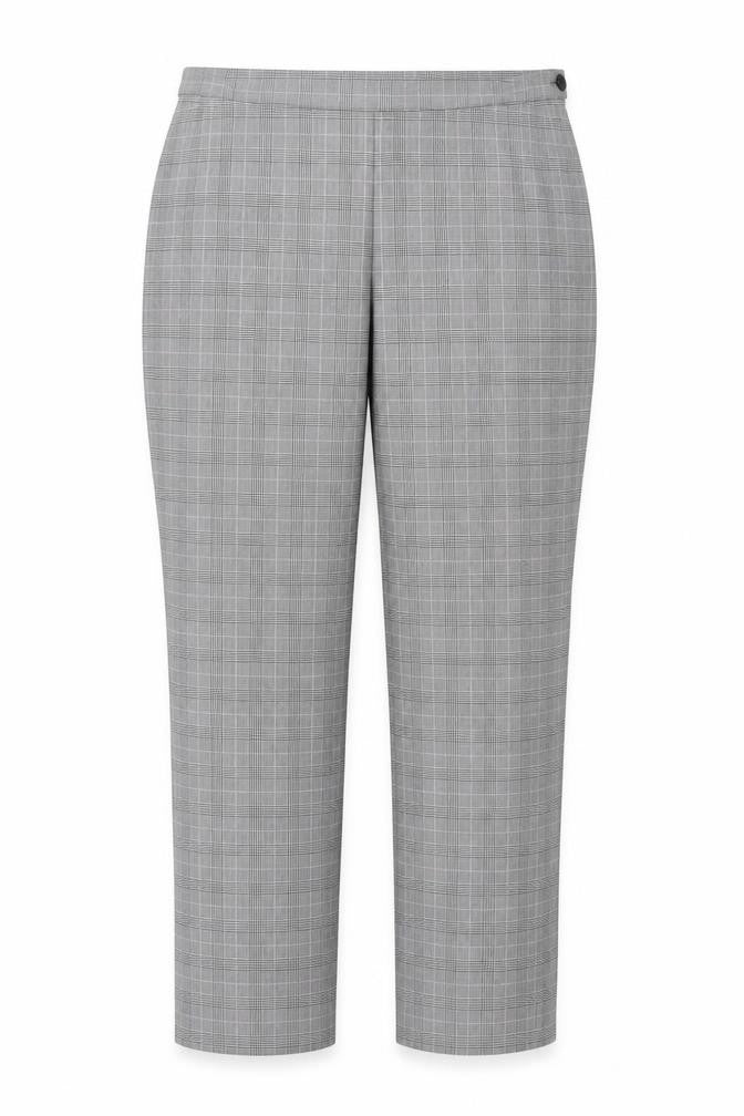 Marks and Spencer Women's Grey Check Trousers