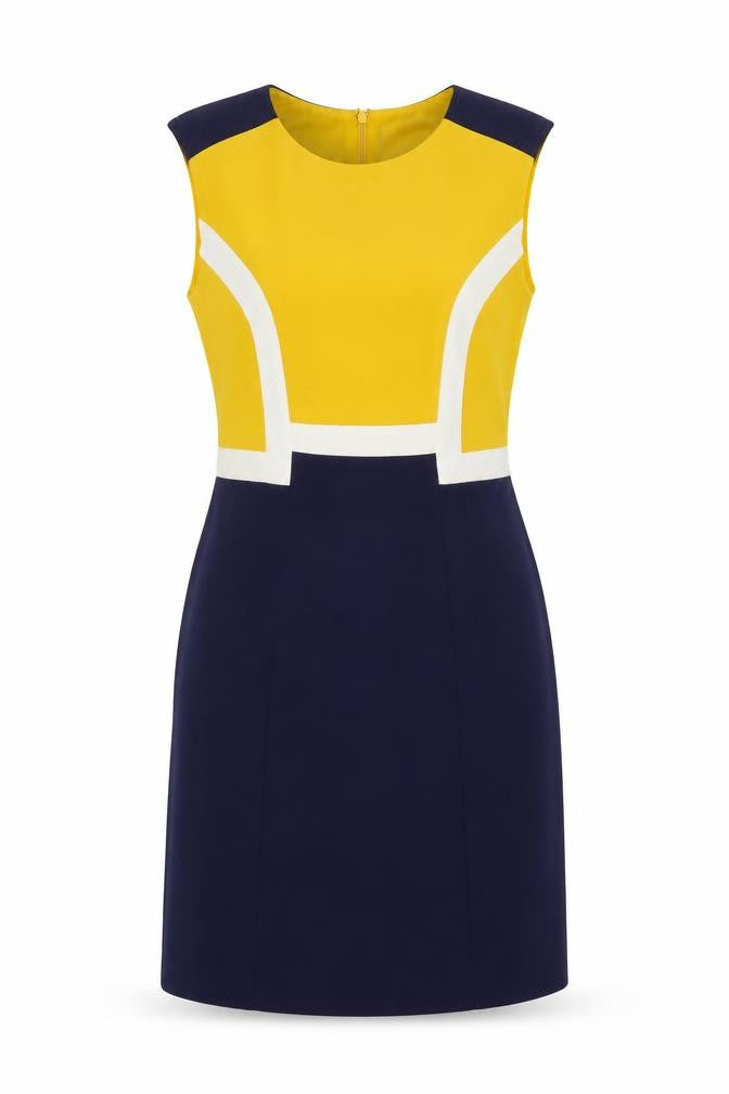 Marks and Spencer Women's Colourblock Sleeveless Dress