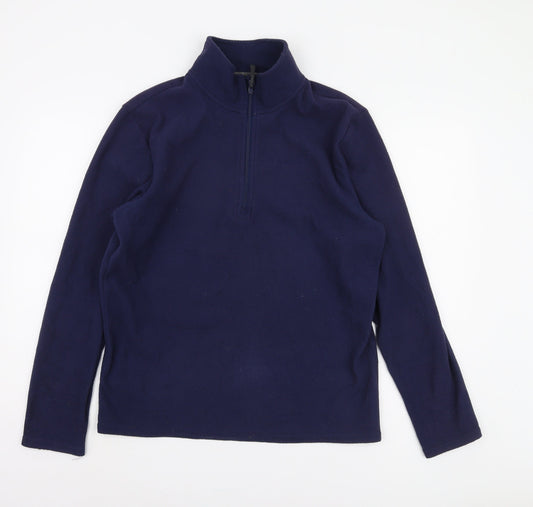 Peter Storm Men's Blue Fleece Pullover Sweatshirt M