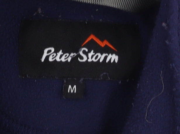 Peter Storm Men's Blue Fleece Pullover Sweatshirt M