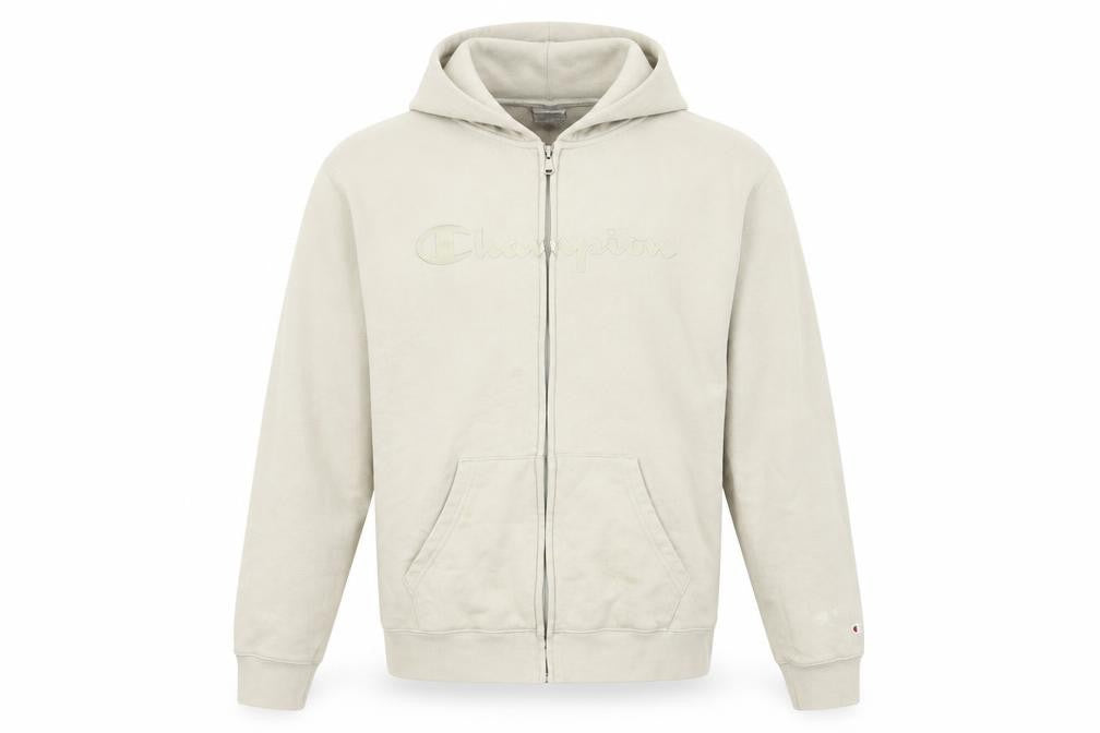 Champion Men's Beige Medium Hoodie Jacket, Casual