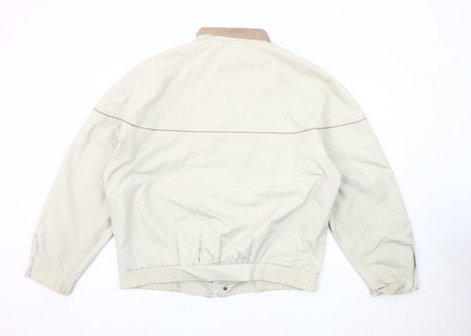 TIKLAS Men's Beige Relaxed Fit Vintage Jacket