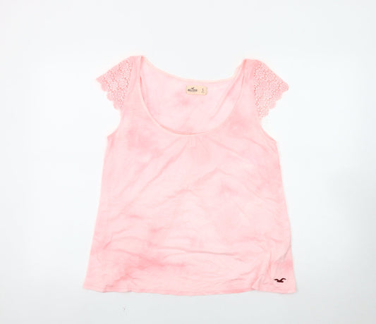 Hollister Women's Pink Tunic Tee S