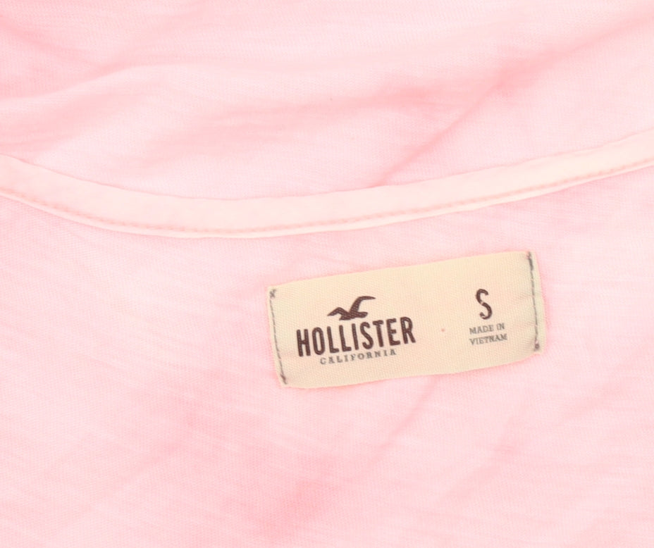 Hollister Women's Pink Tunic Tee S