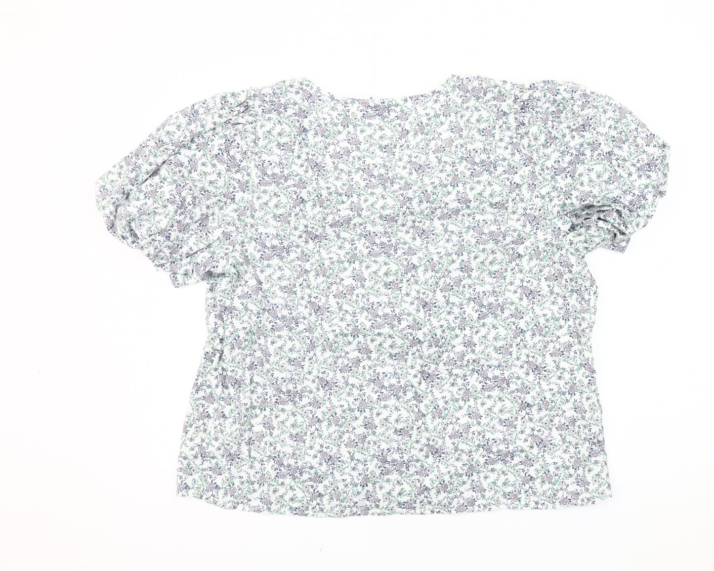 Marks and Spencer Women's Floral Blouse, Size 16