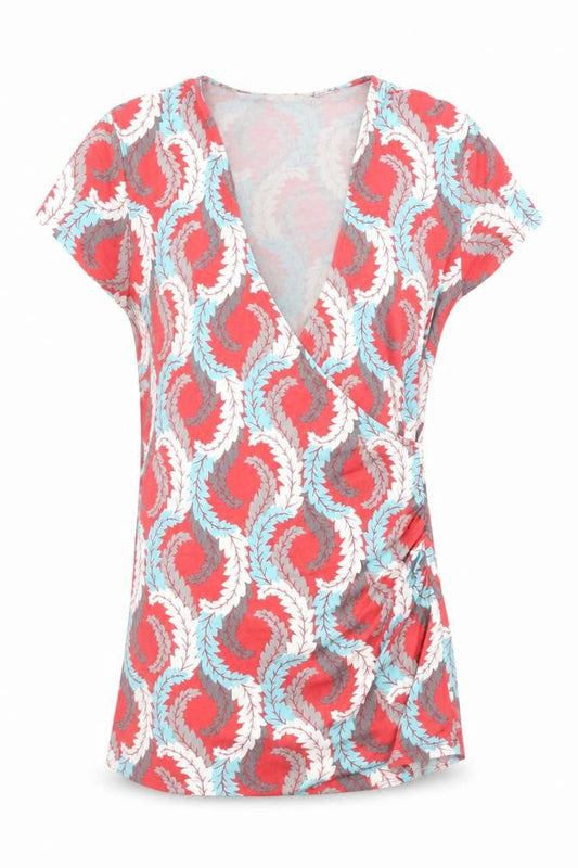 Womens UK Size 10 Boden Multicoloured Viscose Blend Blouse