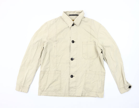 Paul Smith Men's Beige Medium Casual Cotton Jacket