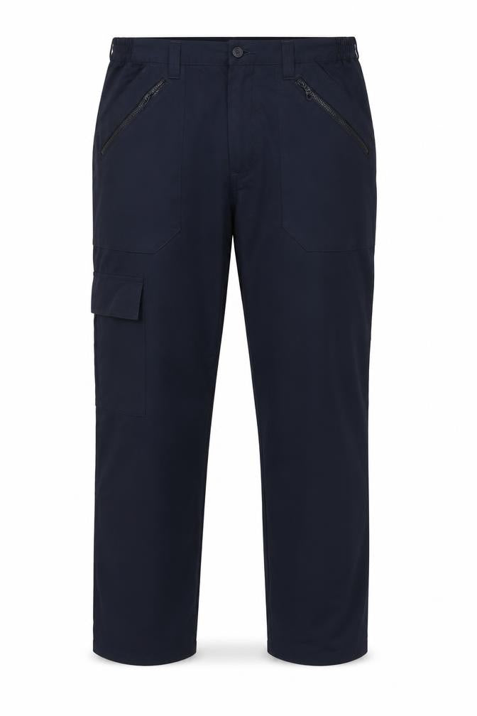Cotton Traders Mens Blue Cargo Trousers Size 32