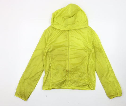 Karen Millen Women's Yellow Windbreaker Jacket Size 8