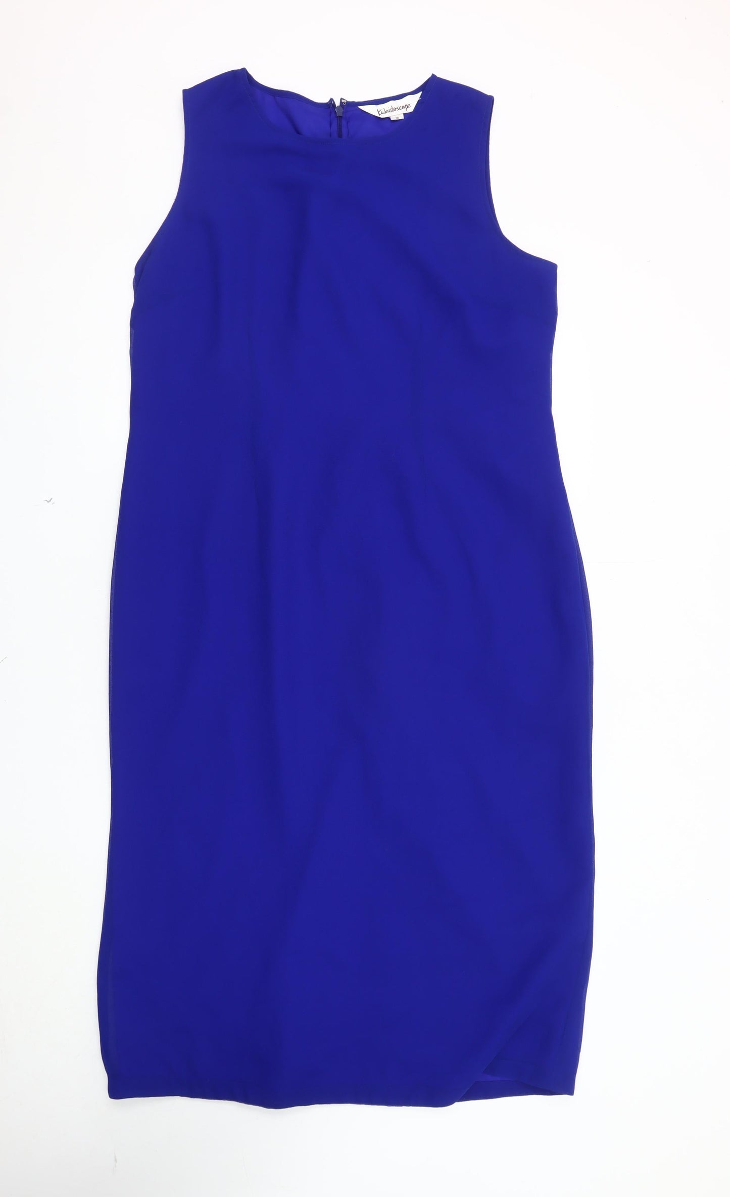 Kaleidoscope Women's Blue Sheath Dress, Size 18, Party-Ready