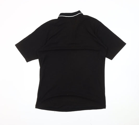 Umbro Men's Black Polo Shirt M - Casual Comfort