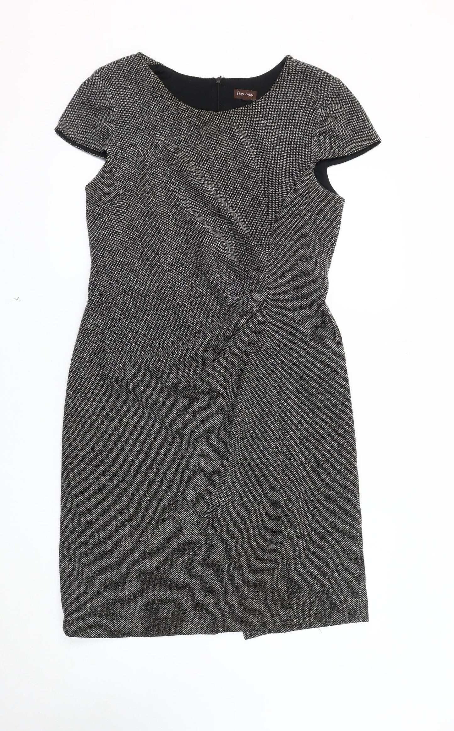 Phase Eight Women's Grey Sheath Dress Size 14