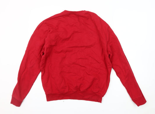 Disney Unisex Red Mickey Sweatshirt, Size 10, Pullover